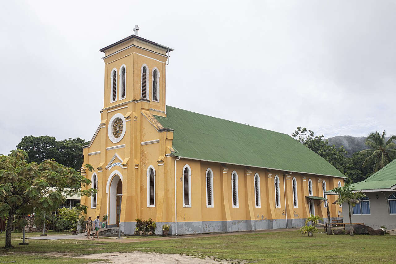 Foto fra La Digue, Seychellene – La digue church