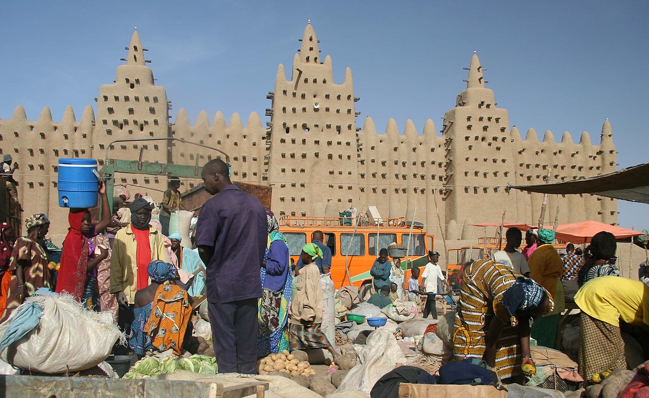 Foto fra Mali – Djenne market