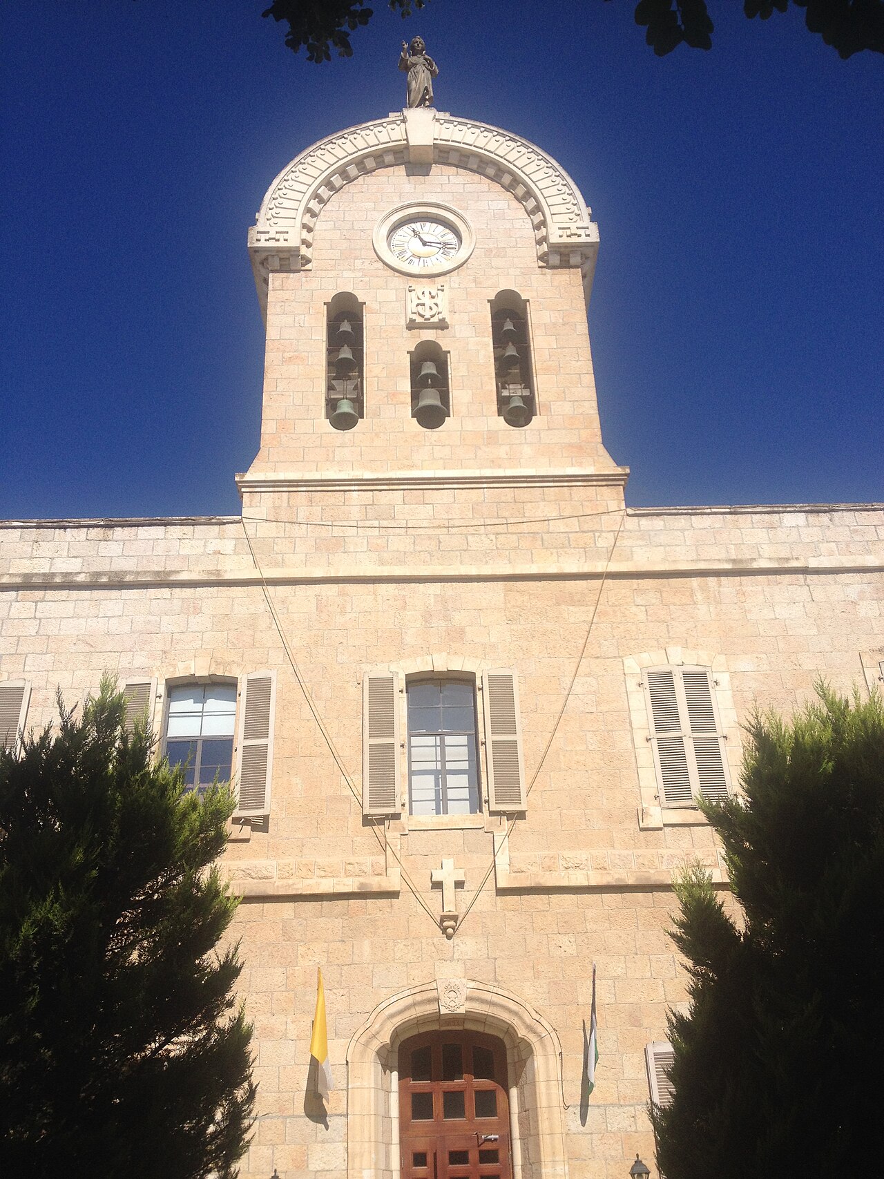 Foto fra Betlehem, Israel – Bethlehem University main building