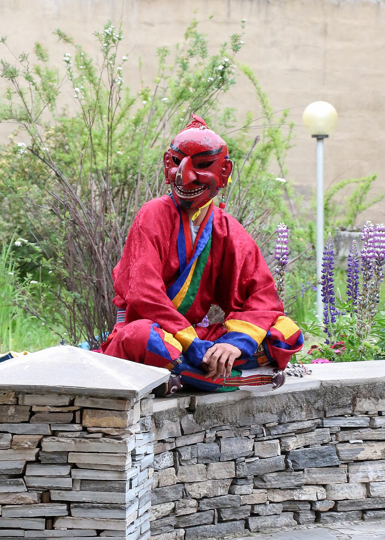 Foto fra Bhutan – Bhutanese clown, Paro