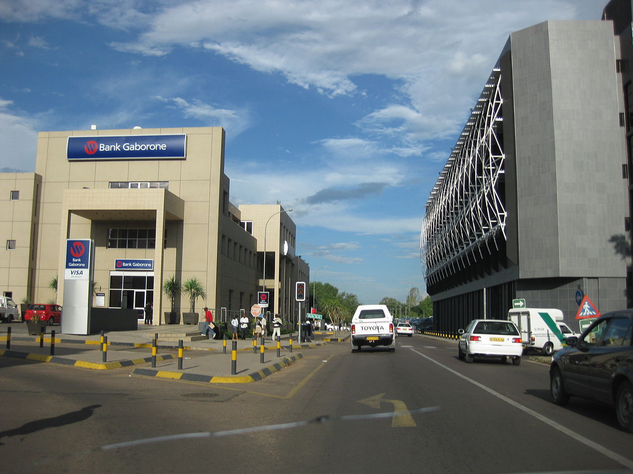 Foto fra Gaborone, Botswana – GaboroneStreetScene