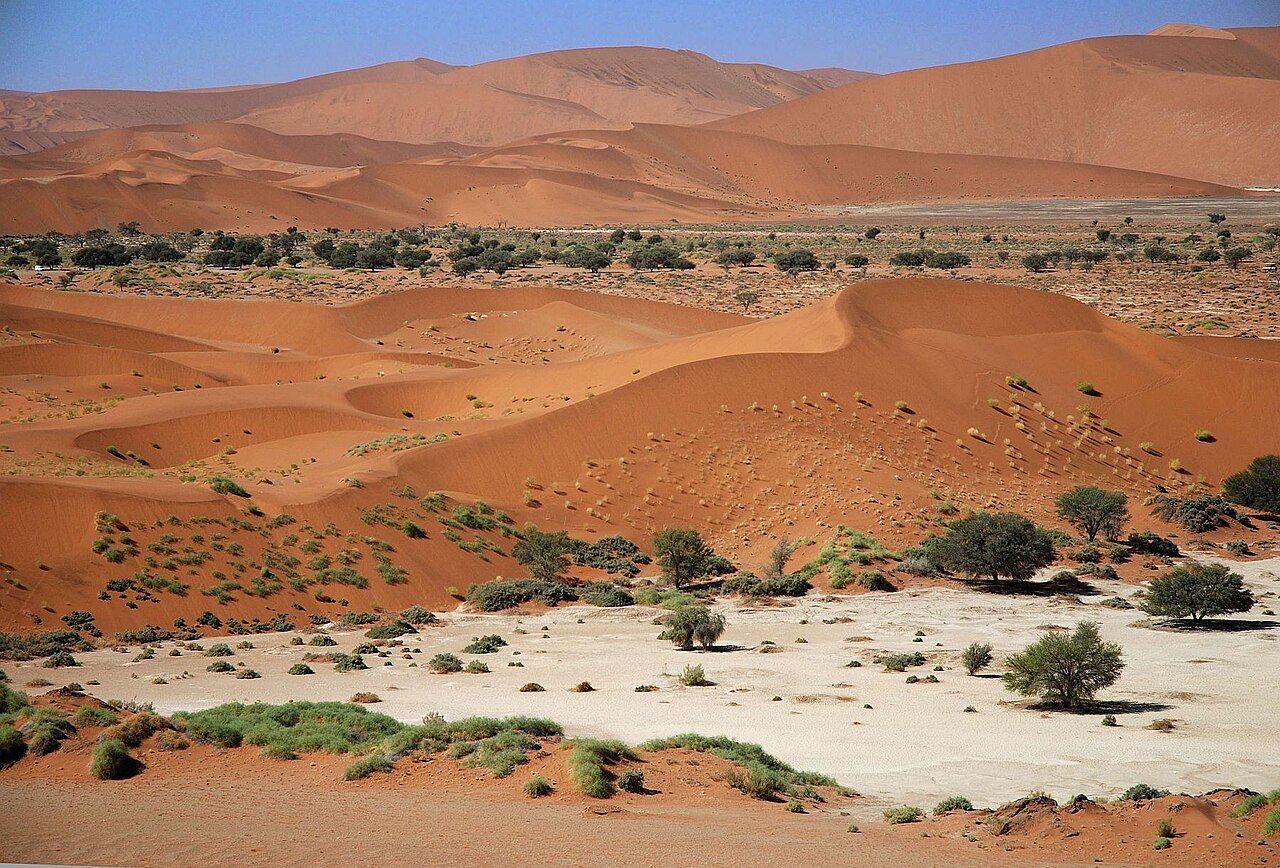 Foto fra Sossusvlei, Namibia – Sossusvlei-view-from-above