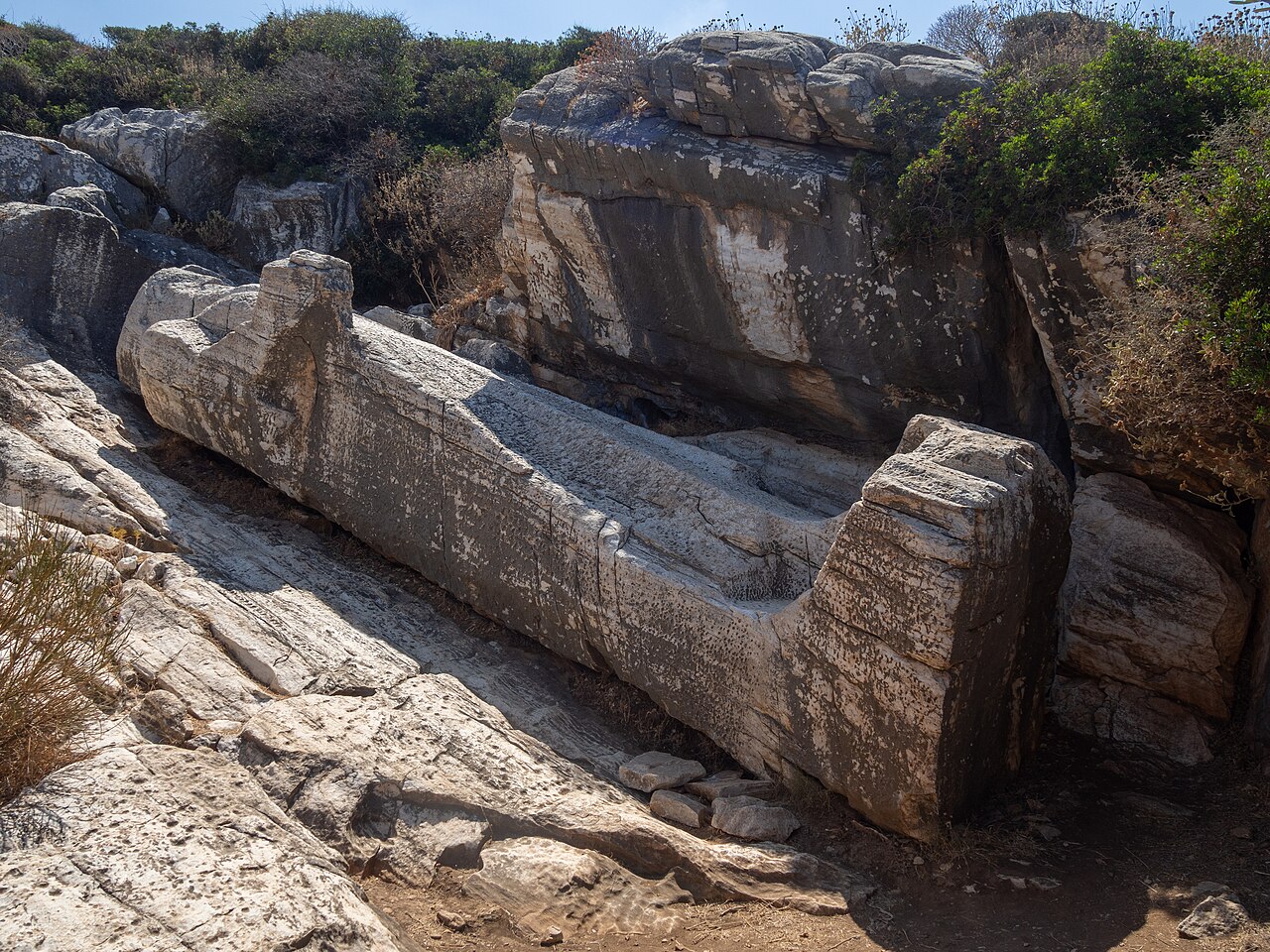 Foto fra Naxos, Hellas – 20210715 Κούρος Απόλλωνα 8251