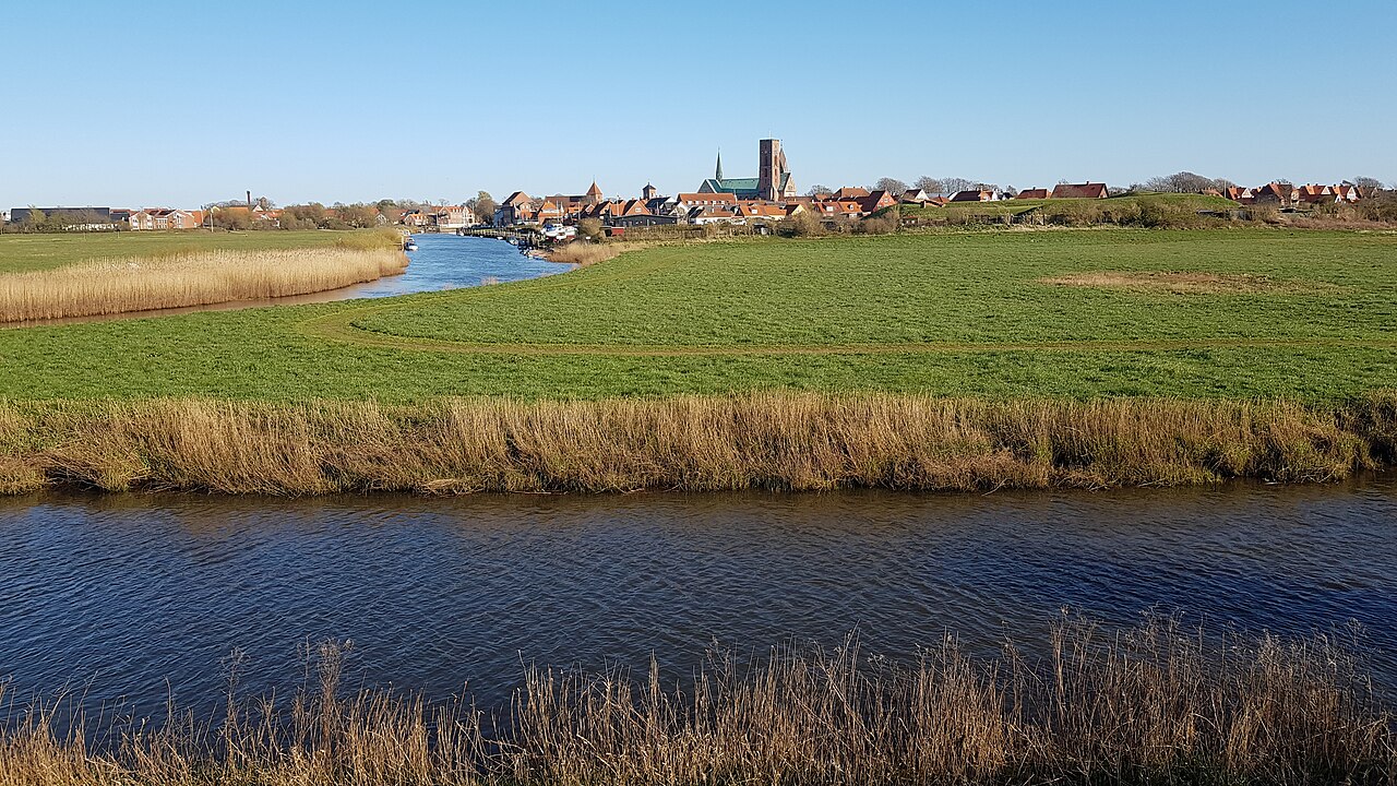 Foto fra Ribe, Danmark – Ribe set fra Ringvejen