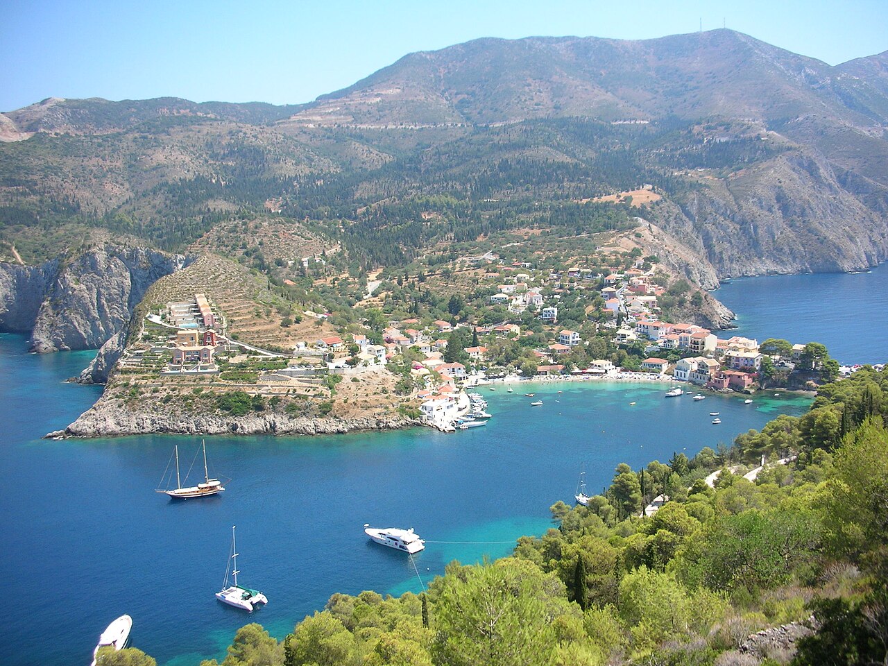 Foto fra Kefallonia, Hellas – Blick auf Assos