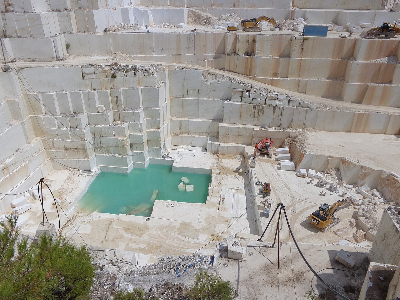 Foto fra Thassos, Hellas – Marble quarry Thasos island