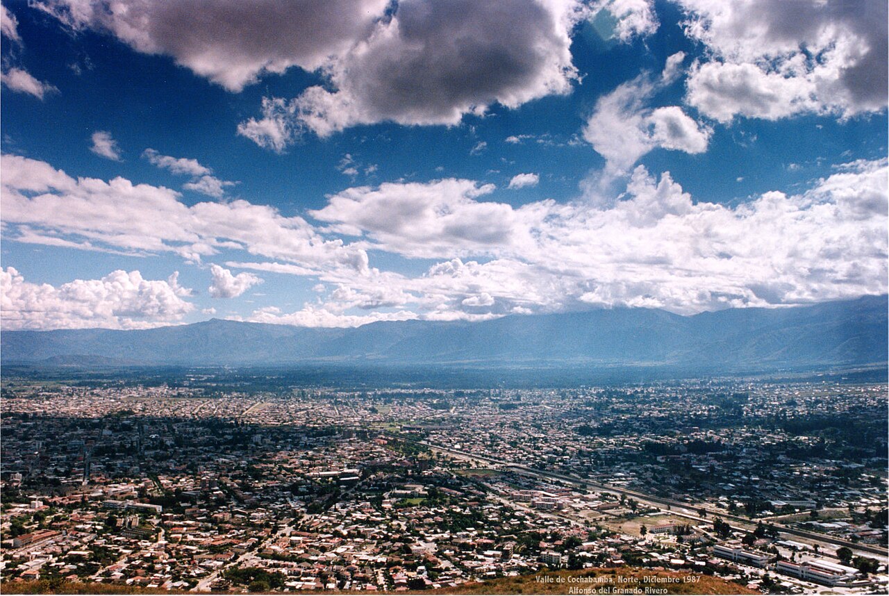 Foto fra Cochabamba, Bolivia – Cochabamba 1988