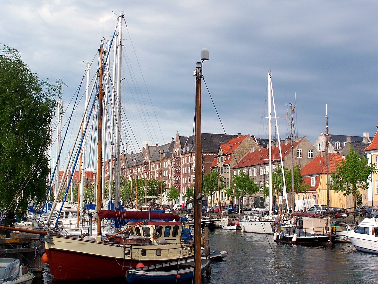 Foto fra Copenhagen, Danmark – Christianshavns Kanal boats