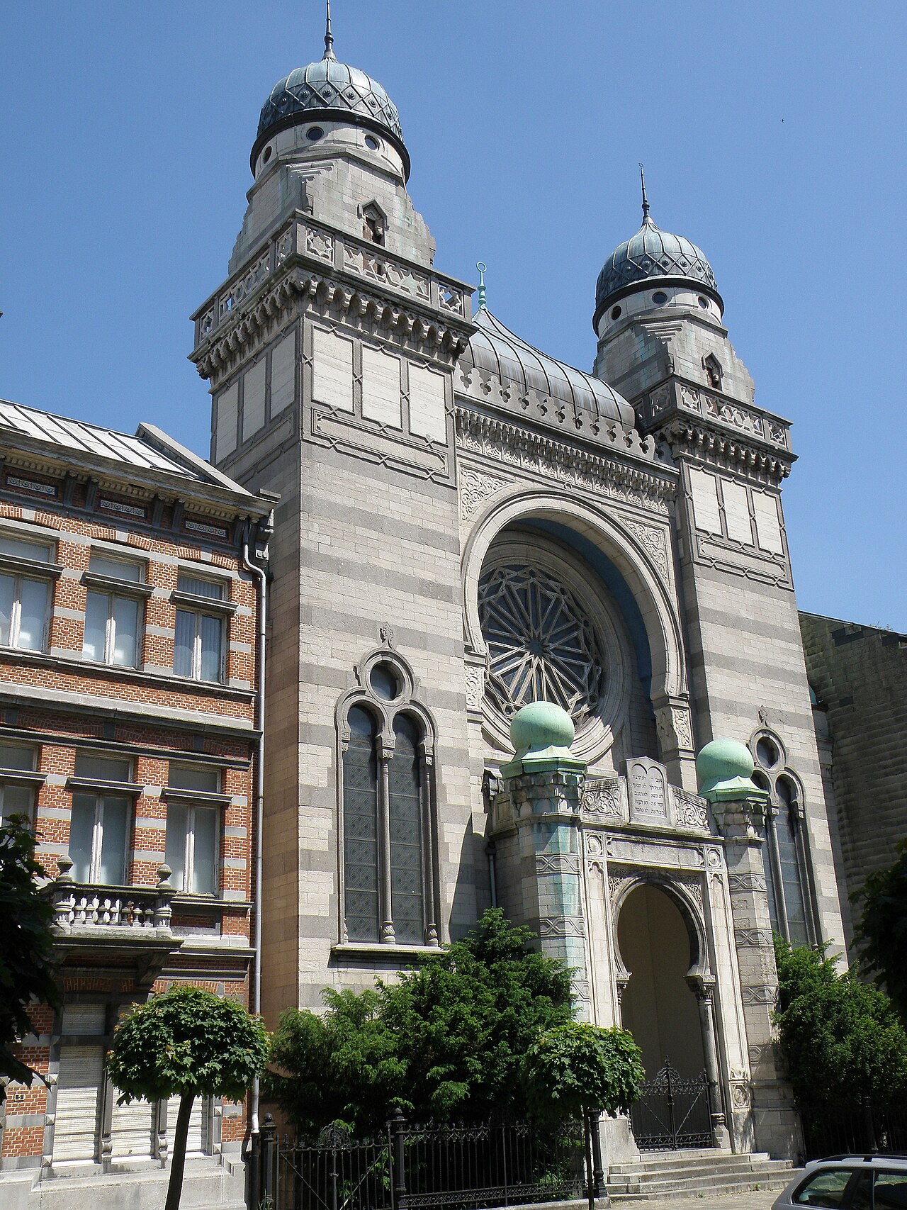 Foto fra Antwerpen, Belgia – Antwerpen Synagoge Bouwmeestersstraat2