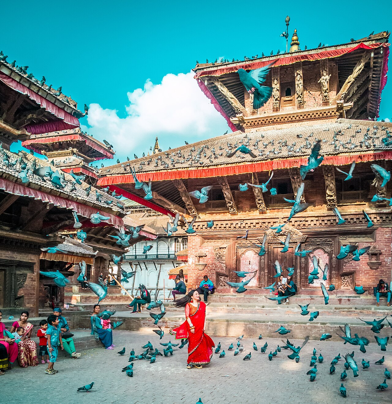Foto fra Katmandu - Hanuman Dhoka, Nepal – Basantapur durbar square