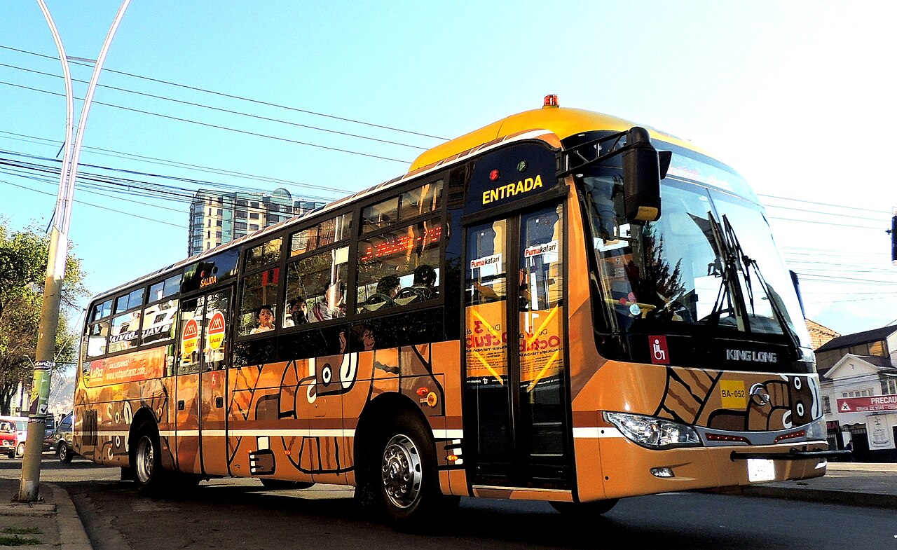 Foto fra La Paz, Bolivia – Bus Pumakatari