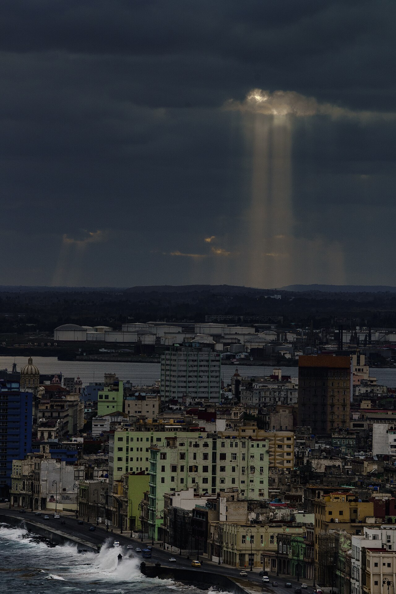 Foto fra Havana, Cuba – Cloudburst over Havana