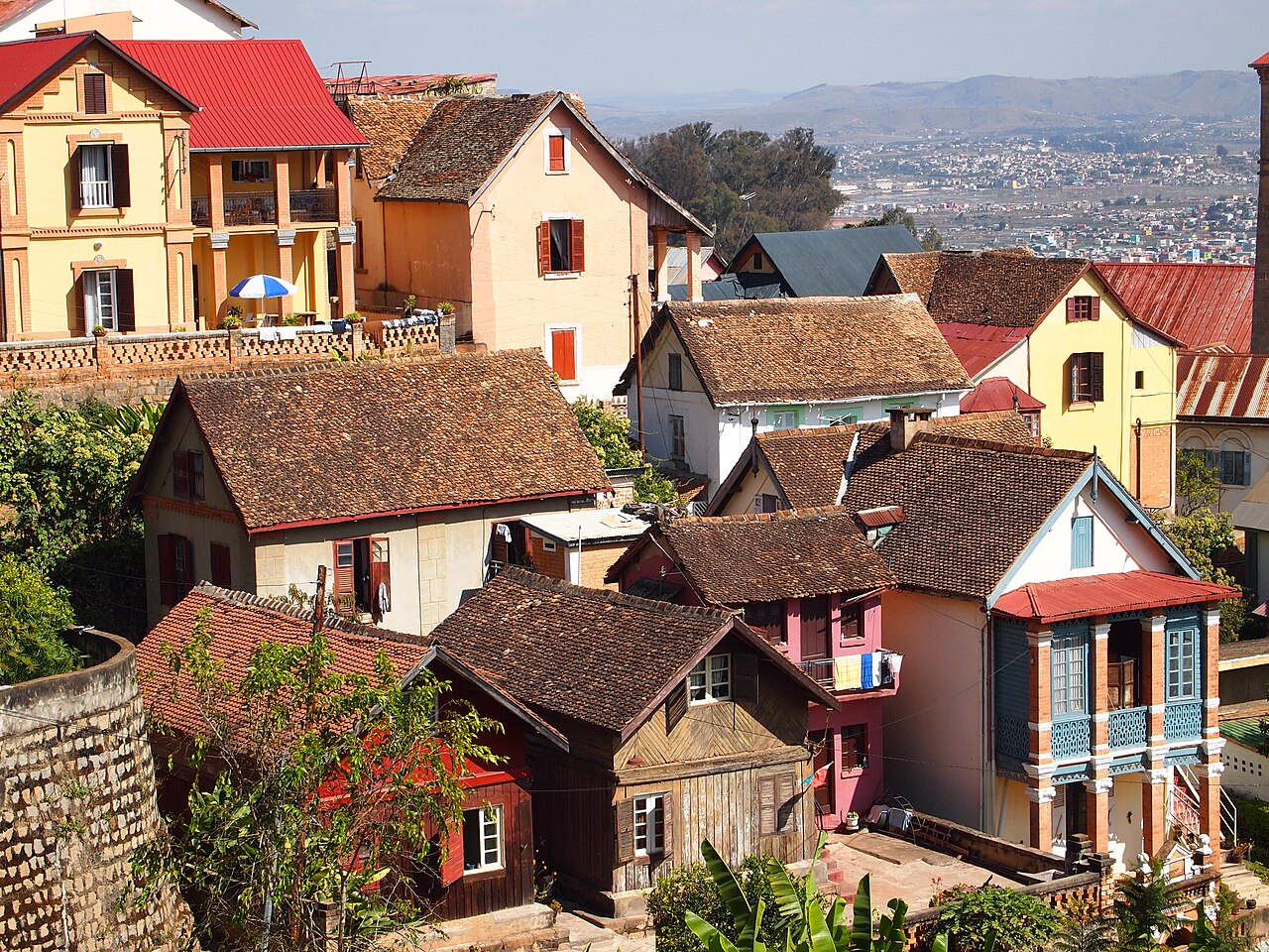 Foto fra Antananarivo, Madagaskar – Antananarivo houses architecture