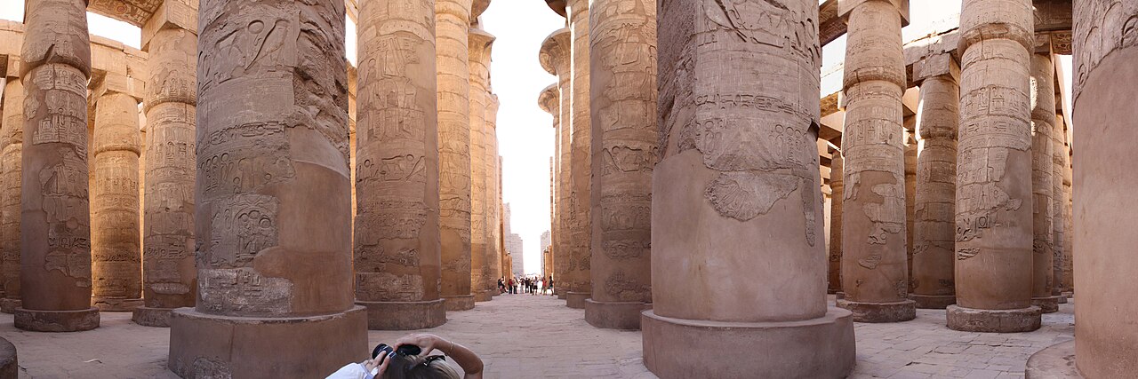 Foto fra Luxor, Egypt – Karnakpanorama