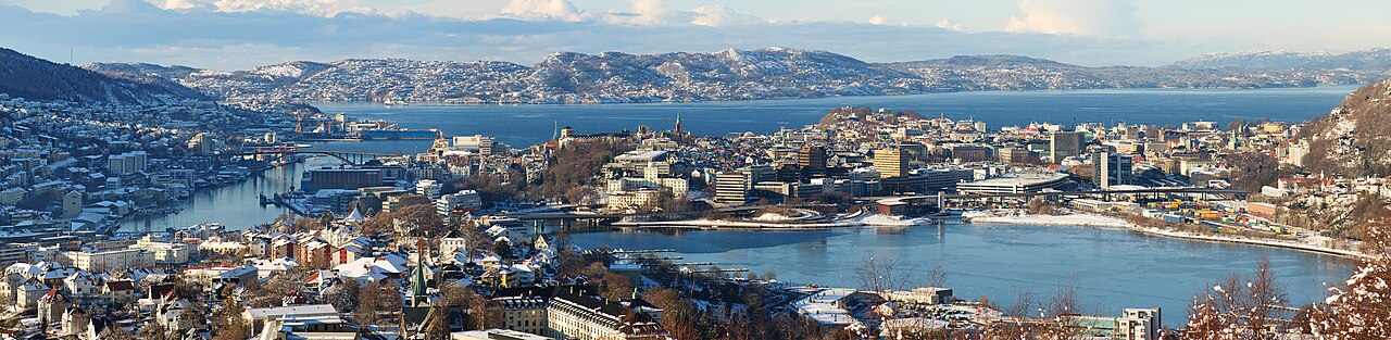 Foto fra Norge – Bergen city centre and surroundings