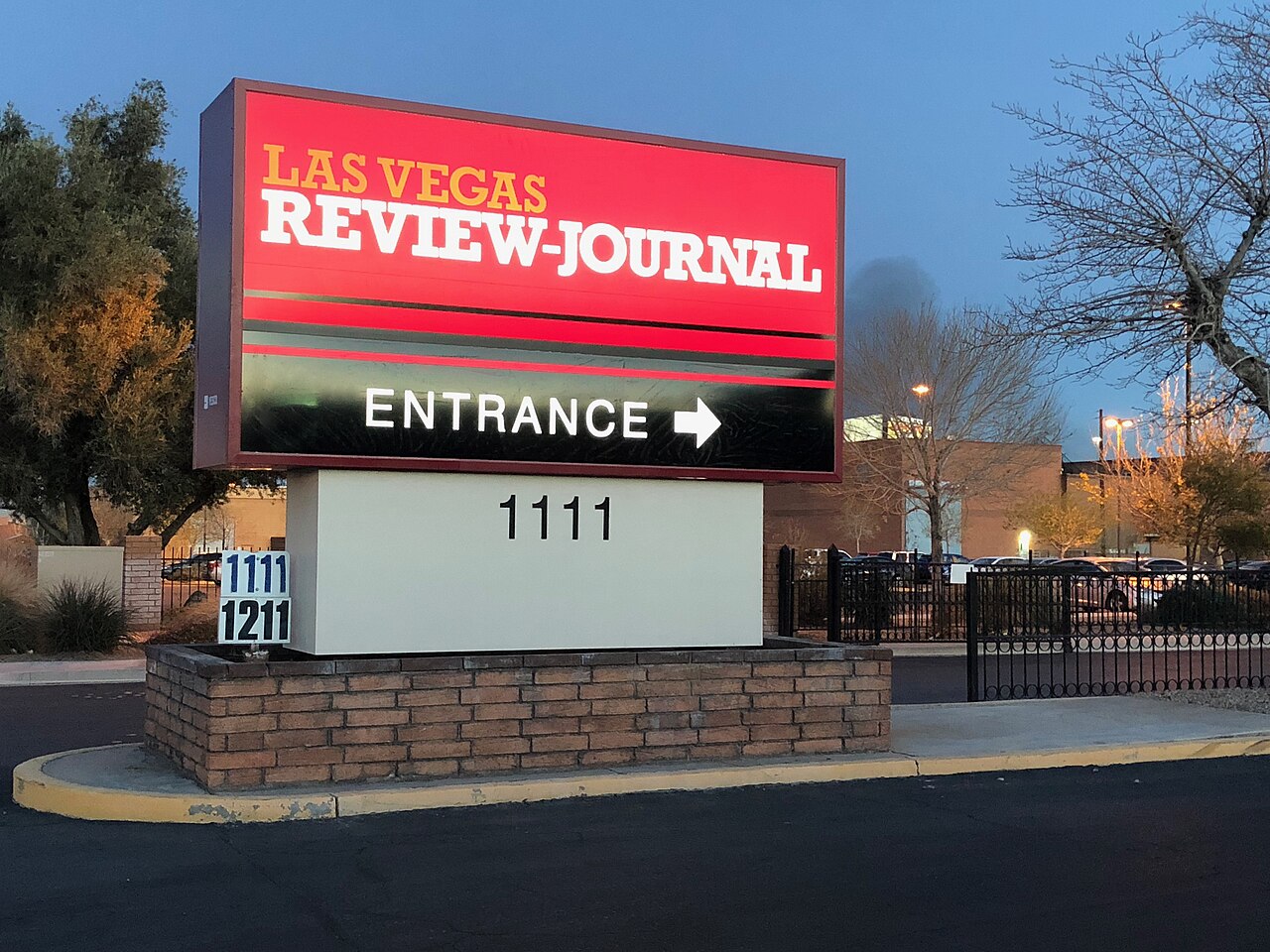 Foto fra Las Vegas, USA – Las Vegas Review-Journal sign