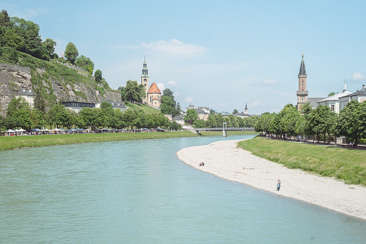 Foto fra Salzburg, Østerrike – 20230610 Salzach Salzburg 02