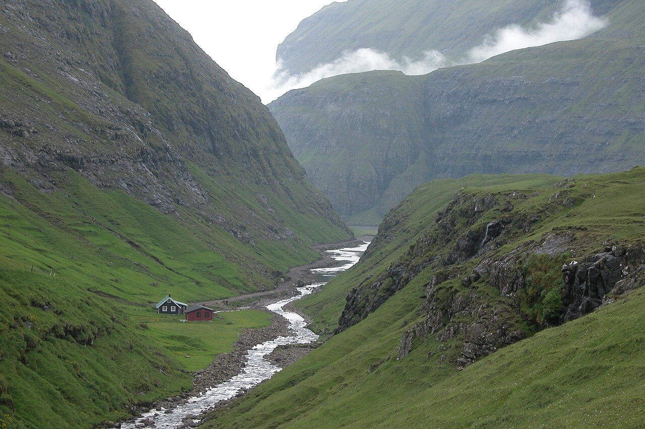 Foto fra Saksun, Færøyene – Saksun, Faroe Islands