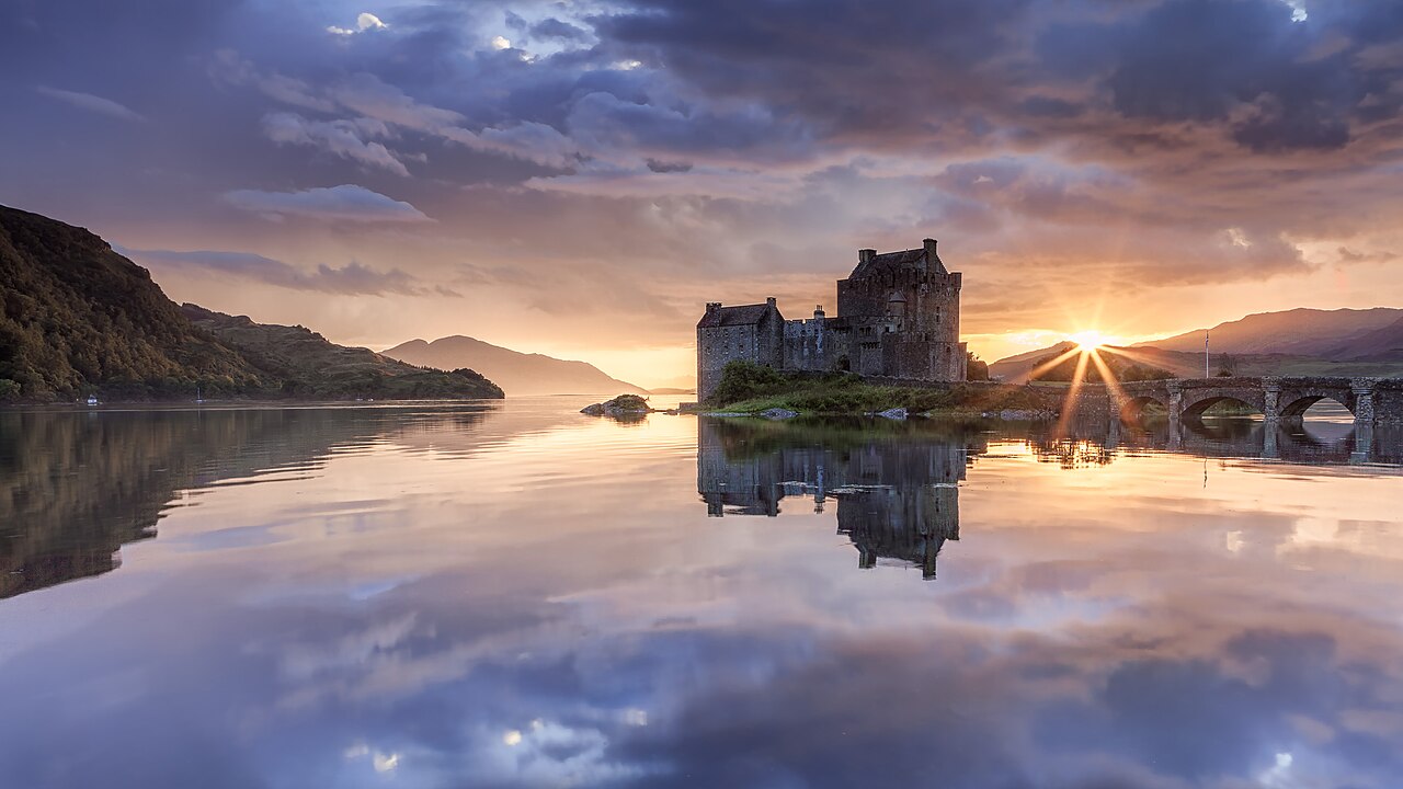 Foto fra Skottland – Eilean Donan at Dusk