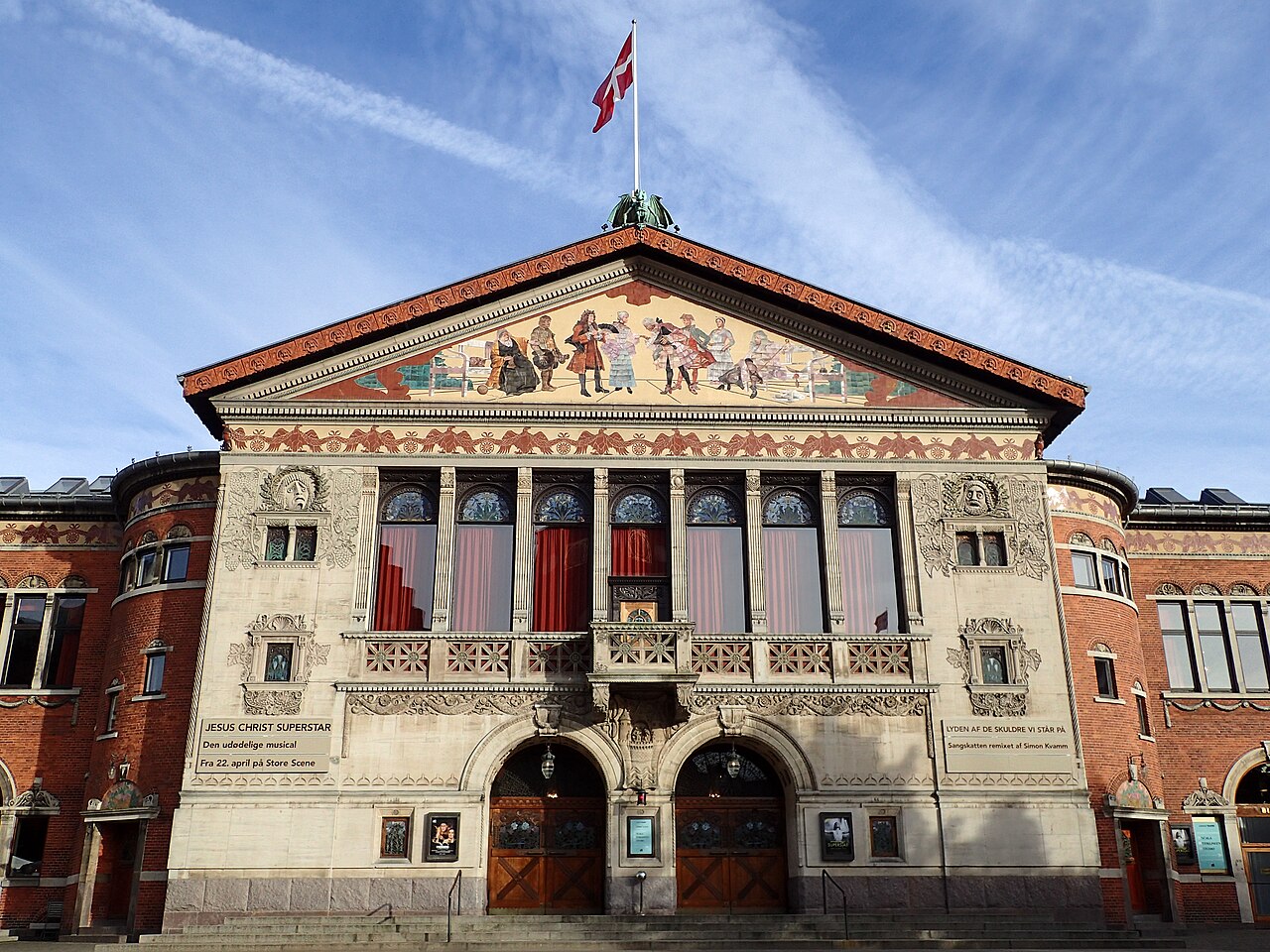 Foto fra Århus, Danmark – Aarhus Teater (front)