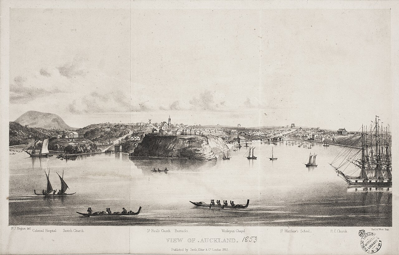 Foto fra Auckland, New Zealand – Auckland, 1853 SLNSW FL3270469