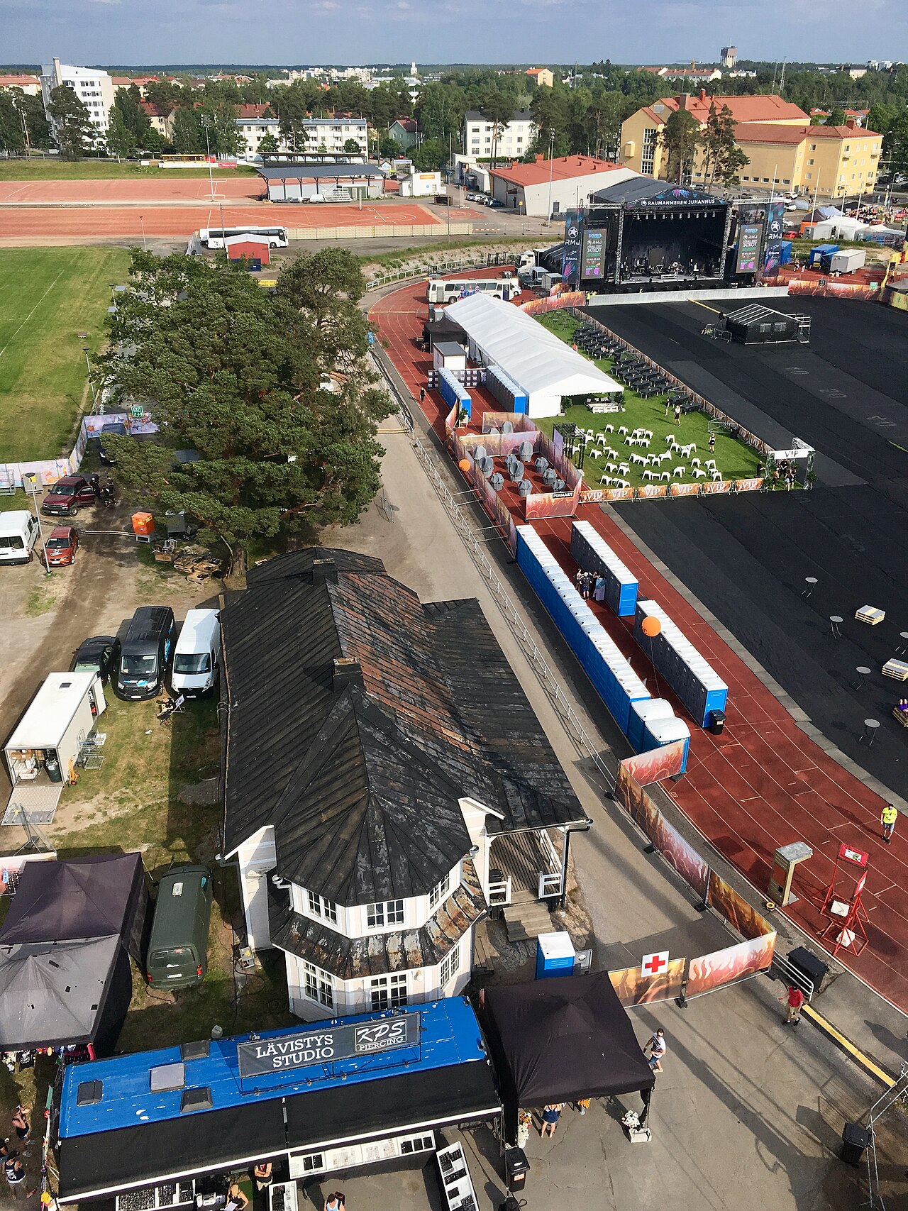 Foto fra Rauma, Finland – RMJ Otanlahden stadion
