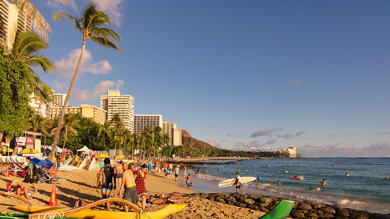 Foto fra Oahu, Hawaii – Waikiki Beach, Honolulu