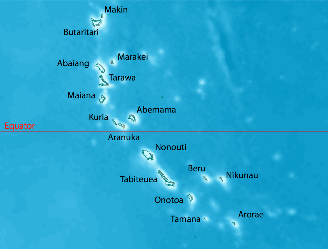 Foto fra South Tarawa, Kiribati – GilbertIslandsPos