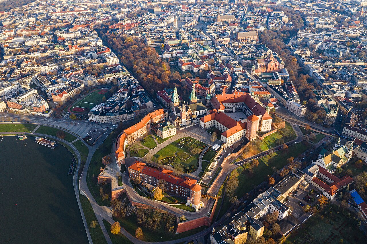 Foto fra Kraków, Polen – DJI 0352 Wawel