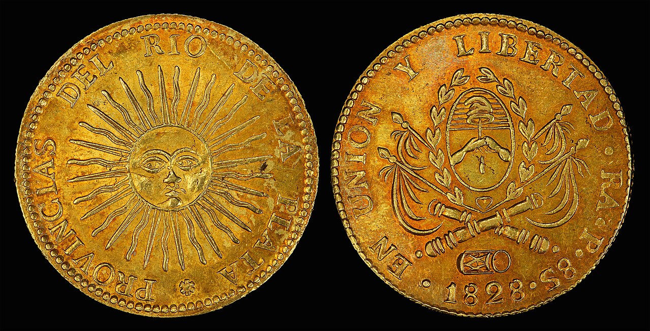 Foto fra Argentina – Argentina 1828 8 Escudos