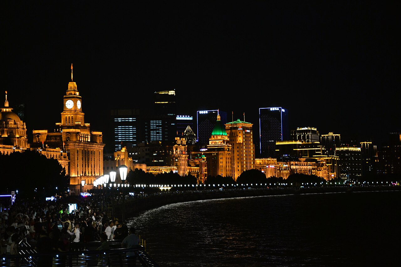 Foto fra Shanghai, Kina – Bund at night Shanghai