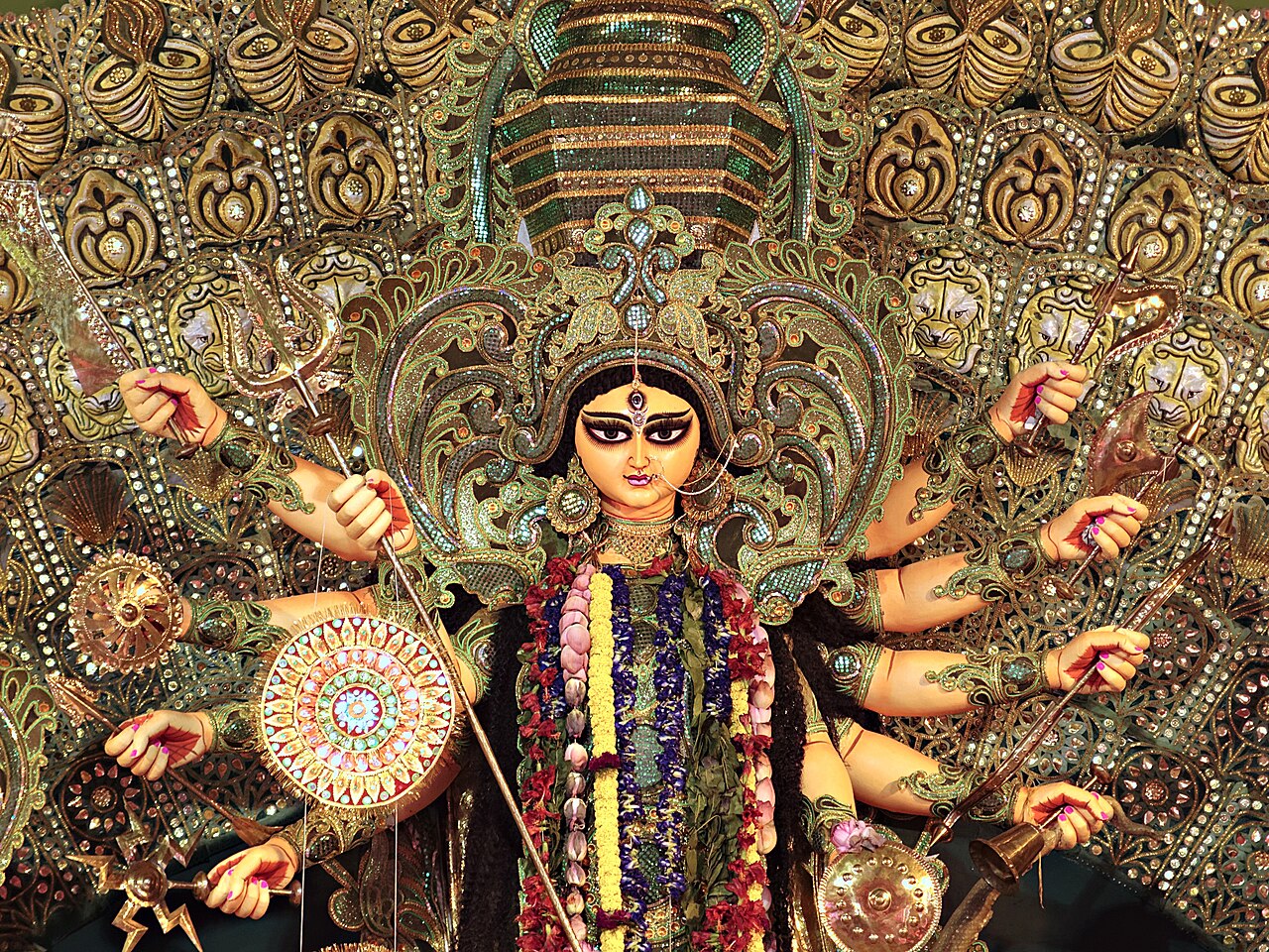 Foto fra Calcutta, India – Durga Idol, Kolkata-04