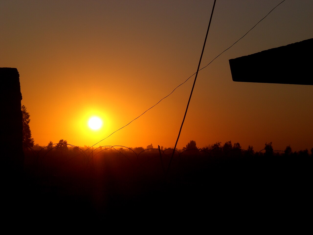 Foto fra Irak – Sunset Joint Base Balad