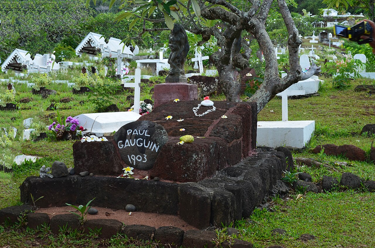 Foto fra Hiva Oa, Tahiti – Paul Gauguin Gravesite