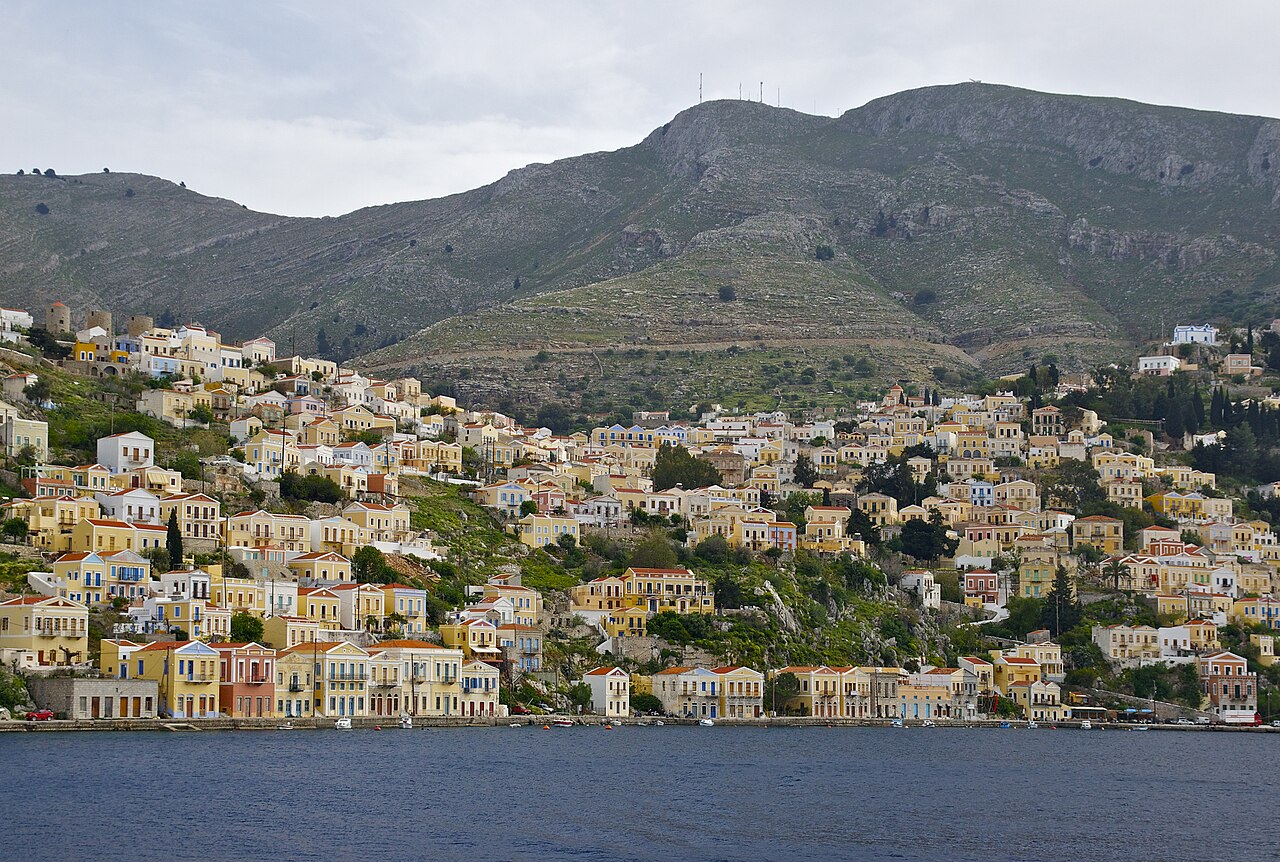 Foto fra Symi, Hellas – Colorful houses symi
