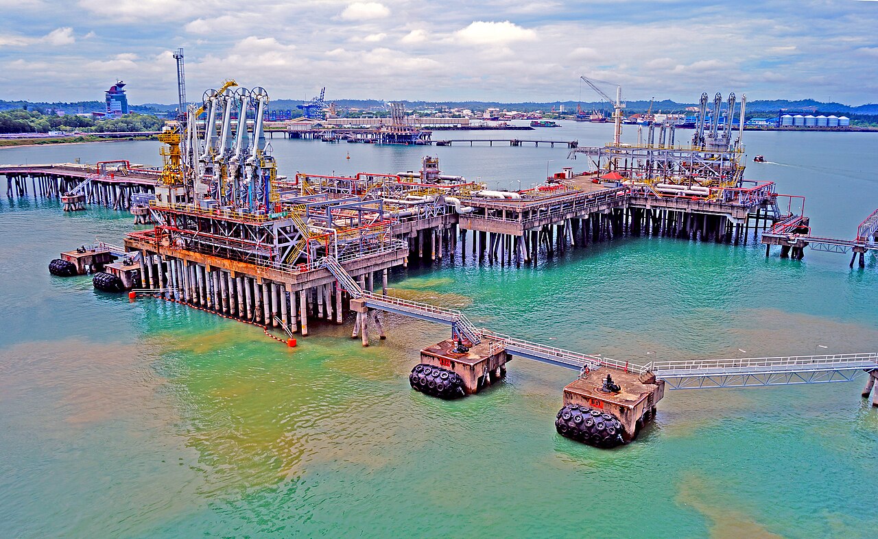 Foto fra Sarawak, Malaysia – Bintulu LNG port