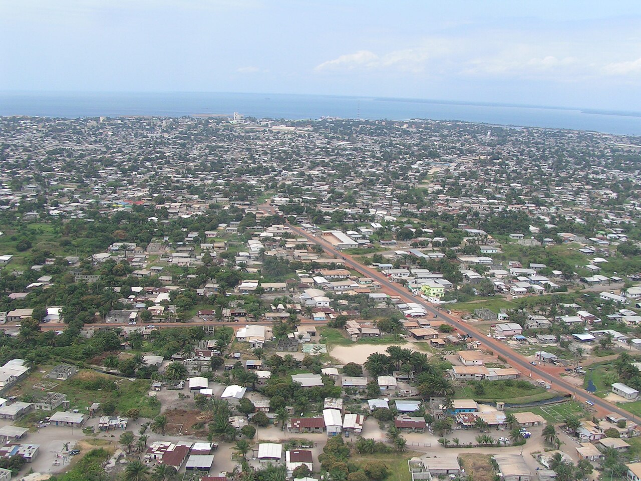 Foto fra Port-Gentil, Gabon – POG-From The Air