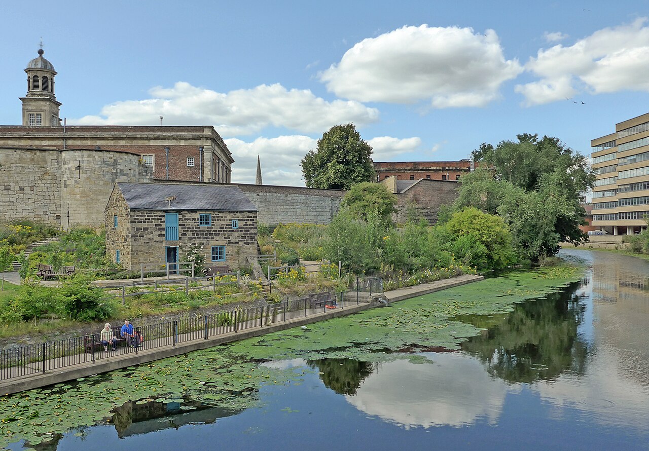 Foto fra York, England – River Foss