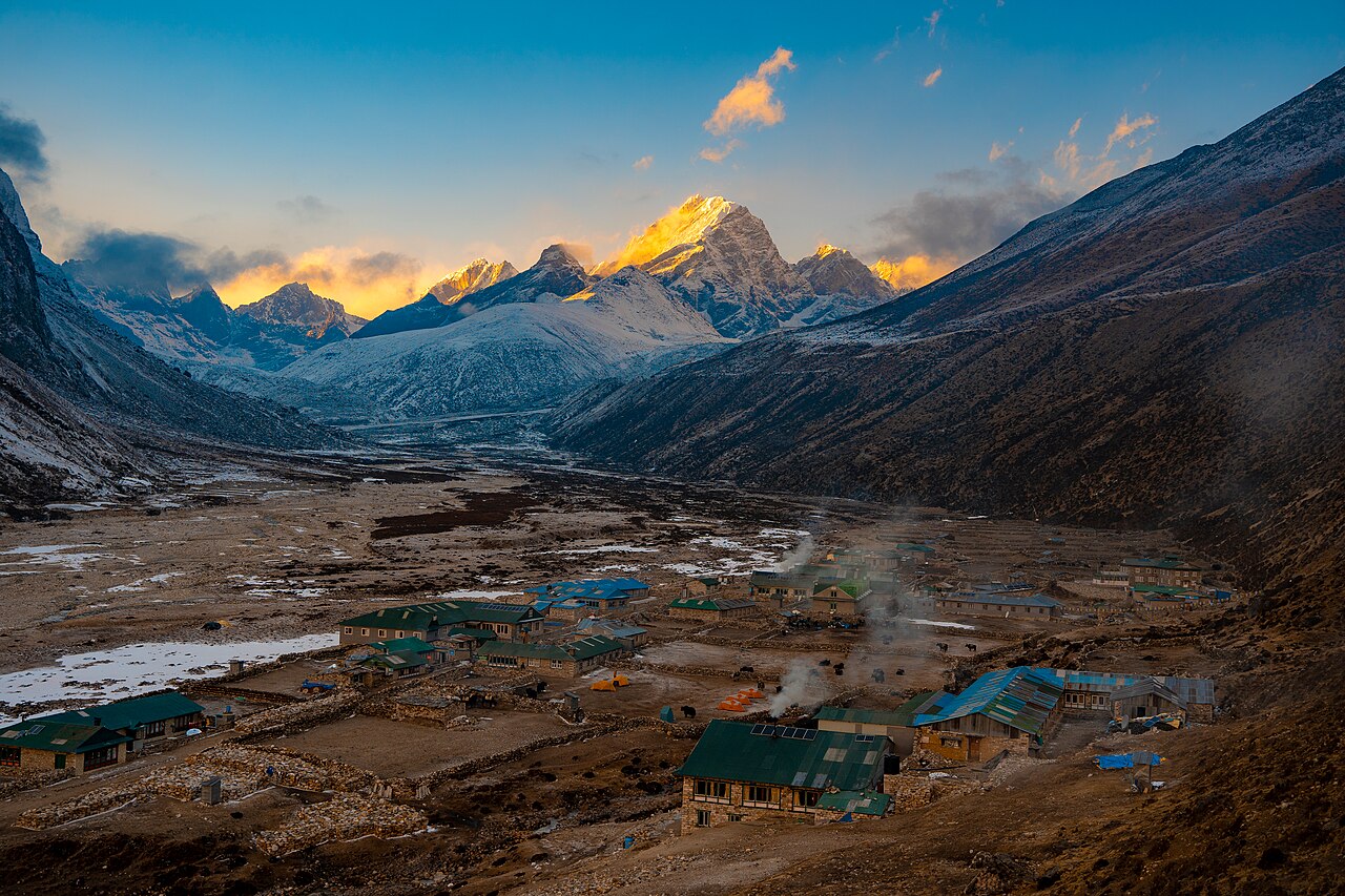 Foto fra Nepal – Amazing Sunset of Pheriche