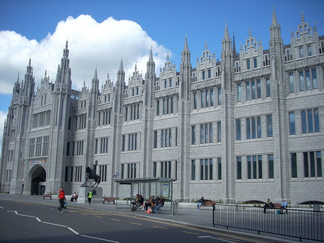 Foto fra Aberdeen, Skottland – Marischal College A