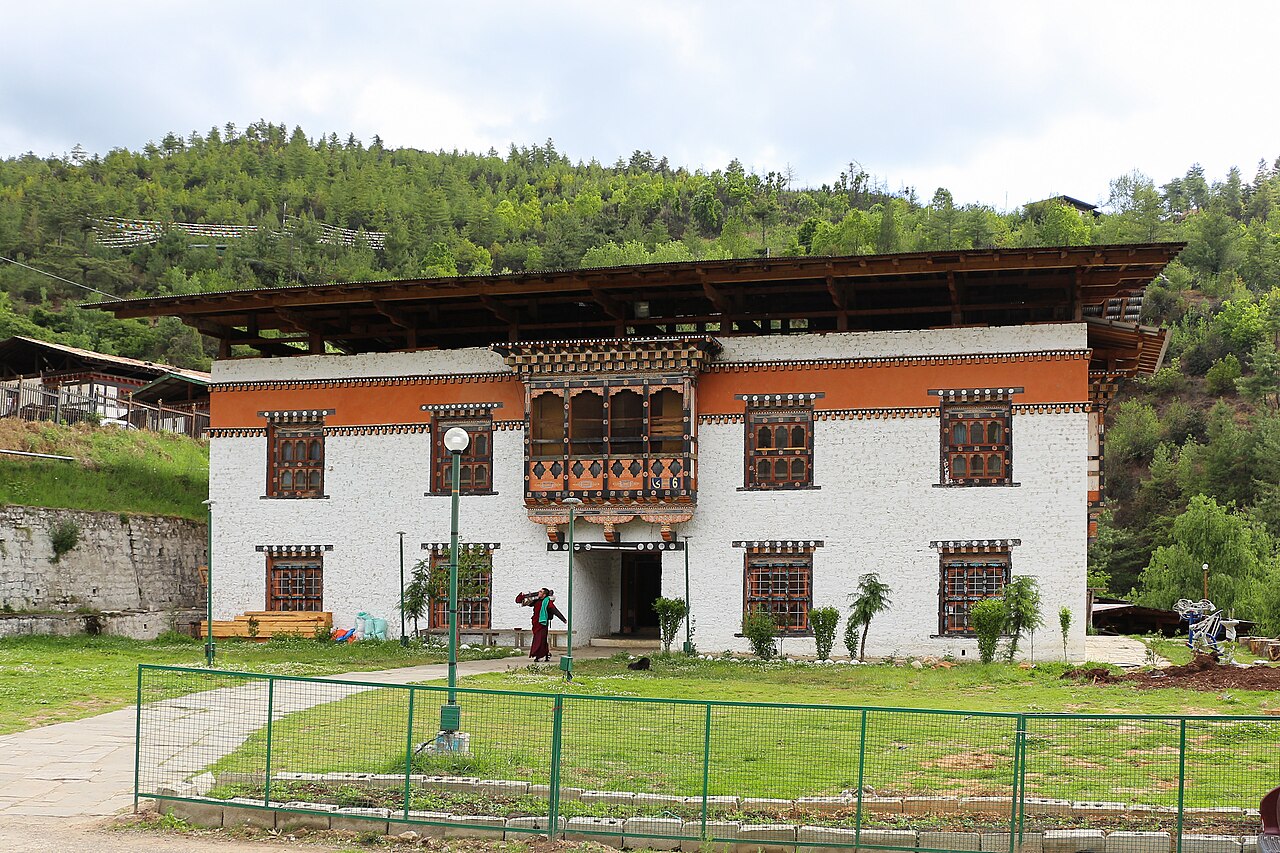 Foto fra Bhutan – Building in Simtokha