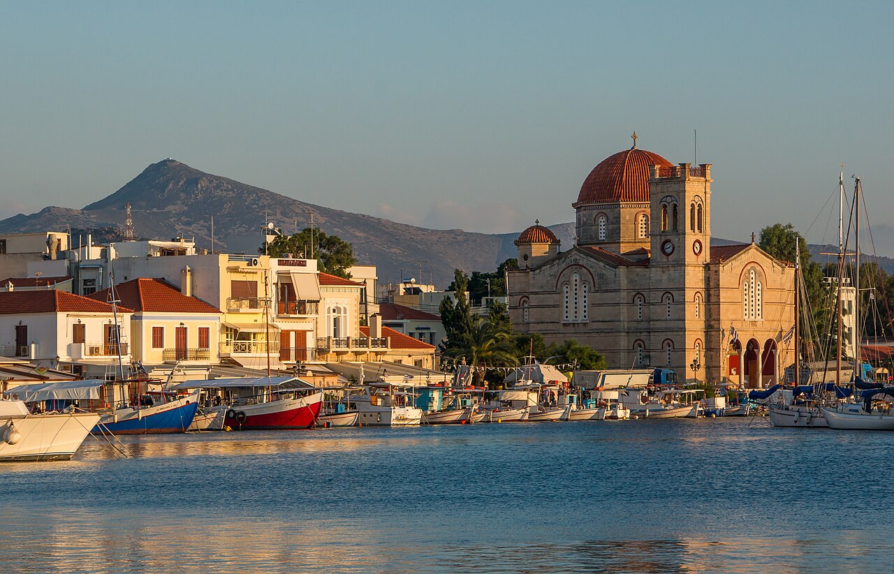 Foto fra Hellas – Aegina sunset