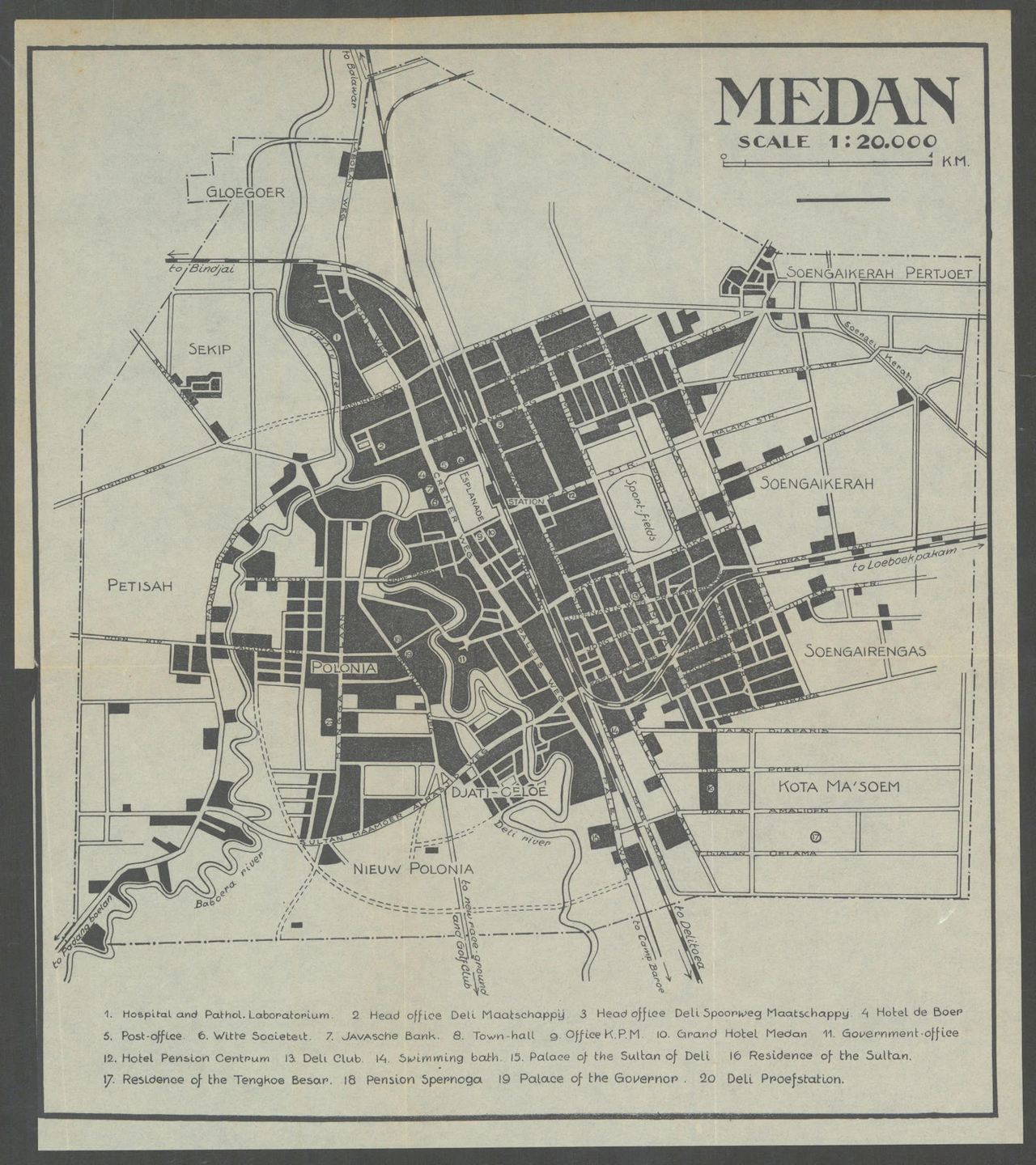 Foto fra SUMATRA- Medan, Indonesia – Medan Indonesia 1930