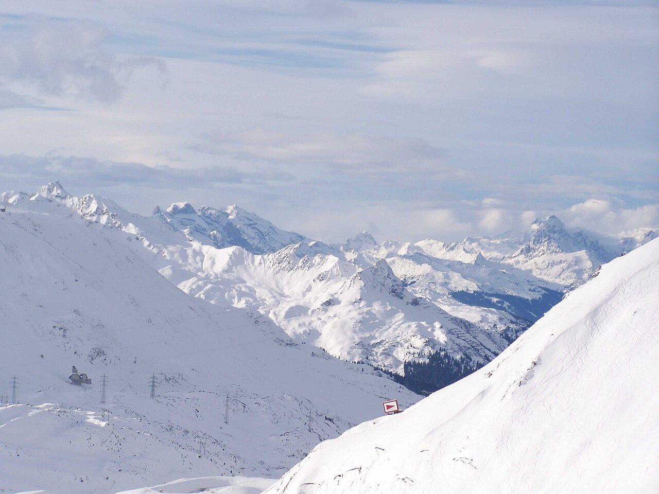 Foto fra St. Anton, Østerrike – View from Kapall