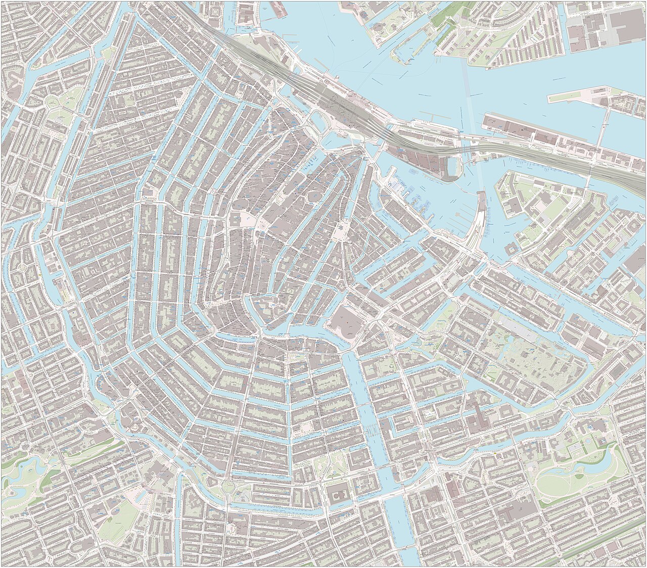 Foto fra Amsterdam, Nederland – Amsterdam-centrum-OpenTopo