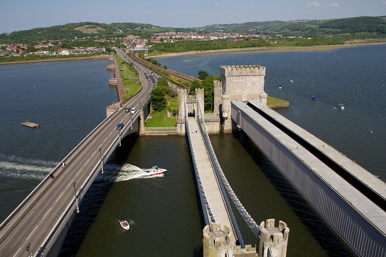 Foto fra Conwy, Wales – Conwy bridges
