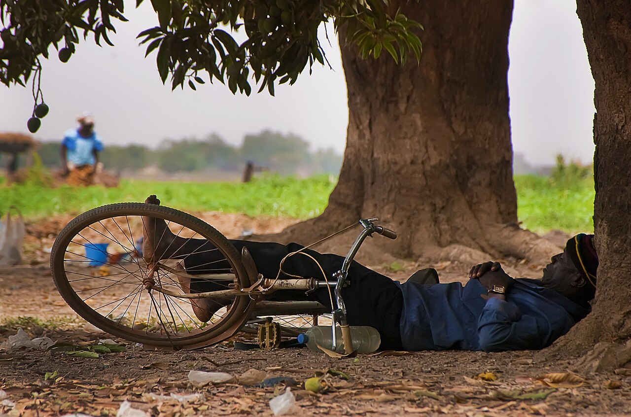 Foto fra Burkina Faso – Sleeping man in Ouagadougou