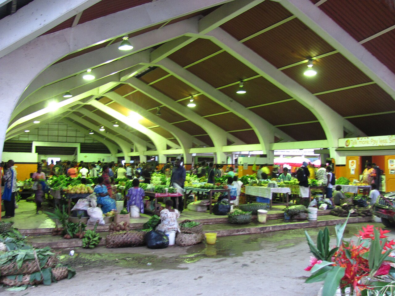Foto fra Port Vila, Vanuatu – PortVilaMarketHall