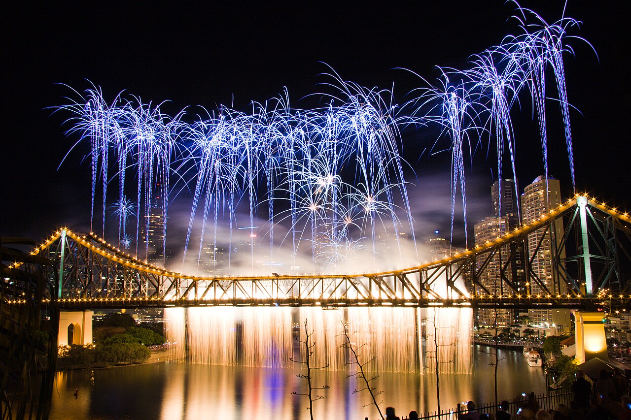 Foto fra Brisbane, Australia – Brisbane Riverfire Bridge