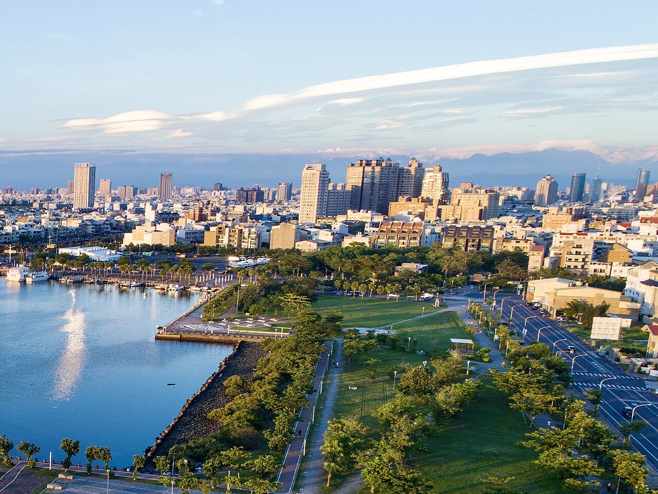 Foto fra Tainan, Taiwan – Tainan Anping Skyline